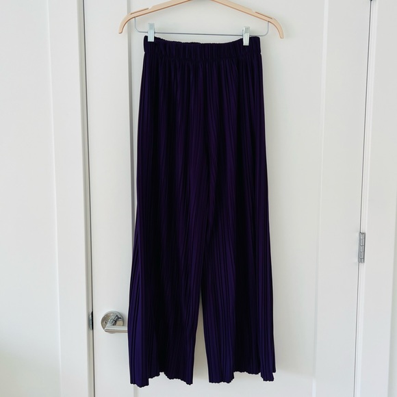 Zara Pants - Zara Purple Pleated flowy pants